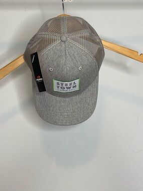 Grey Mesh Back Trucker Hat